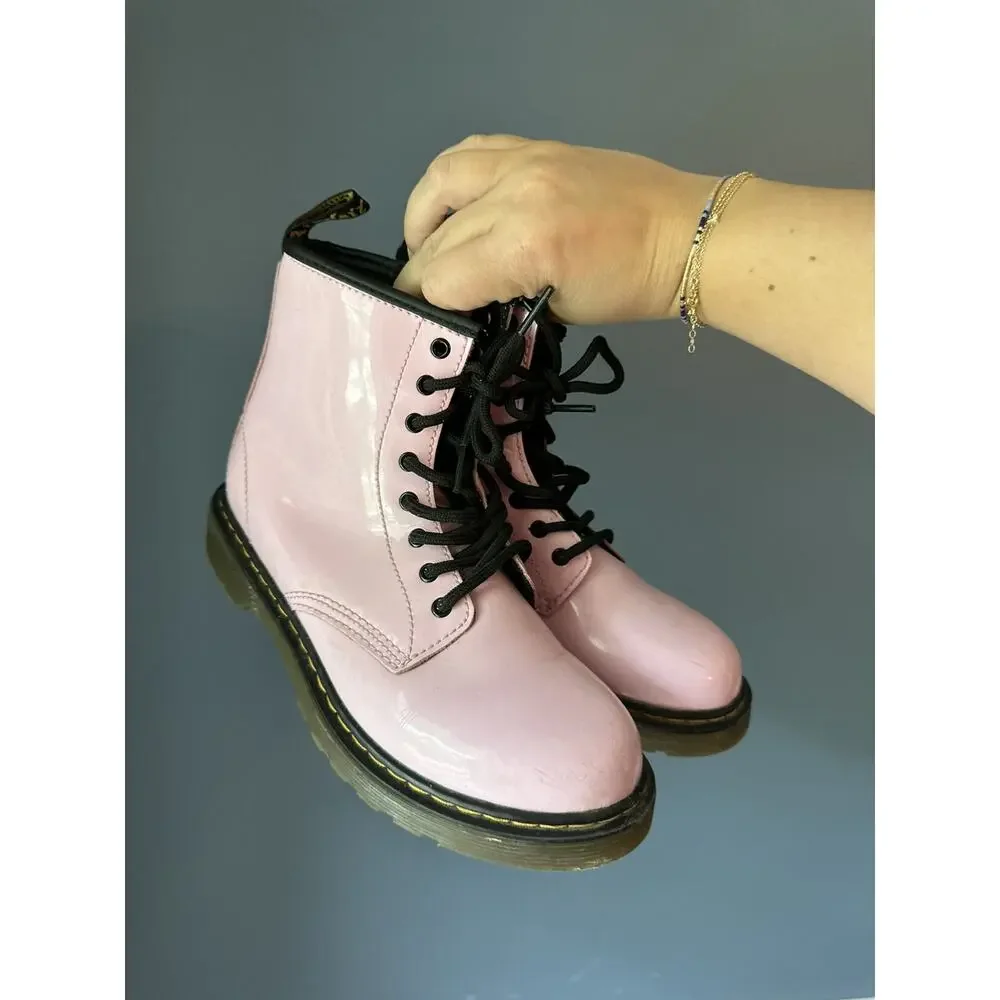 Dr Martens Lace Up Pale Pink 1460‎ Boot
